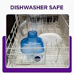 PUR 7-Cup Pitcher Water Purifier Filter with 1 Genuine PUR Filter, Small Capacity, 2-in-1 Powerful, Faster Filtration, Lasts 2 Months or 40 Gallons, Dishwasher Safe, White/Blue (PPT700W)