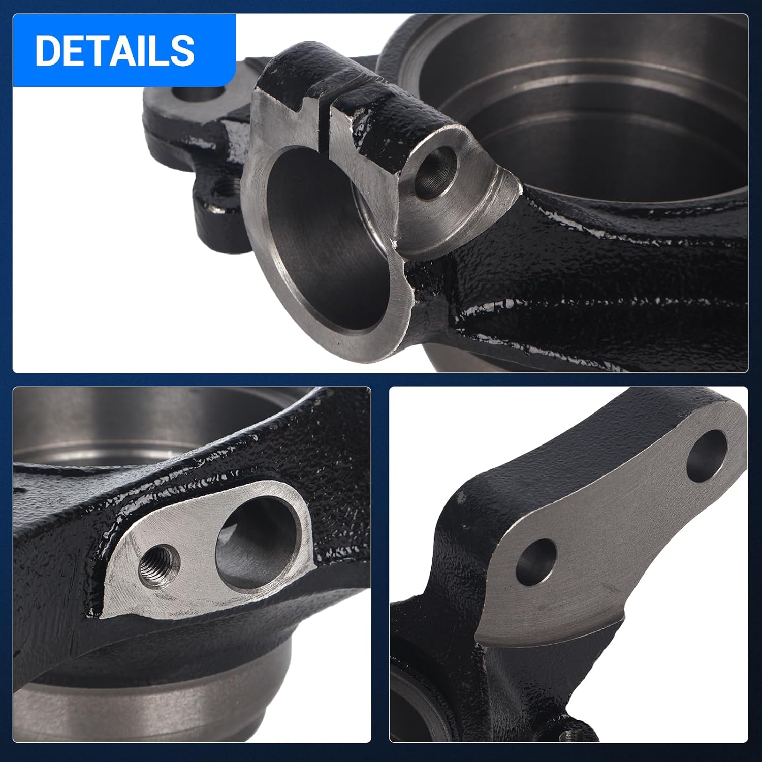 Autoround Front Steering Knuckle Fit for Subaru Outback 2002-2004, Forester 2003-2008, Impreza 2000-2007, Legacy 2000-2004, Baja 2003-2006, 698-327 28313-AE030, Left Driver Side