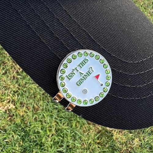 Miniatura 2 de Giggle Golf Marcador de pelota de golf brillante con clip magnético para sombrero, ¿No es esto un marcador brillante para mujeres golfistas?