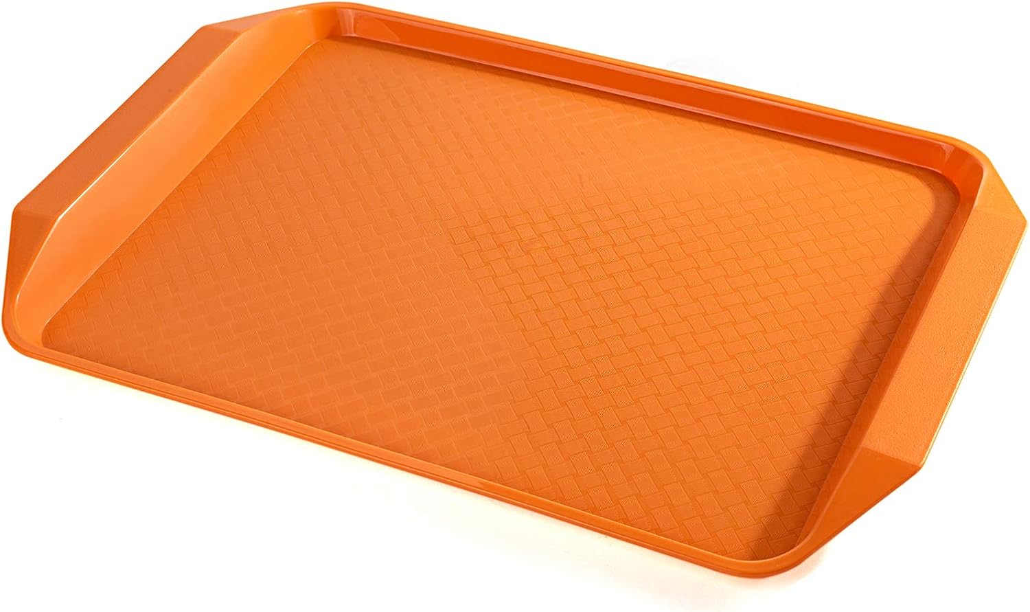 Plastic Fast Food Tray,16.7 by 11.8-Inch,Set of 12 (Orange) - Image 3