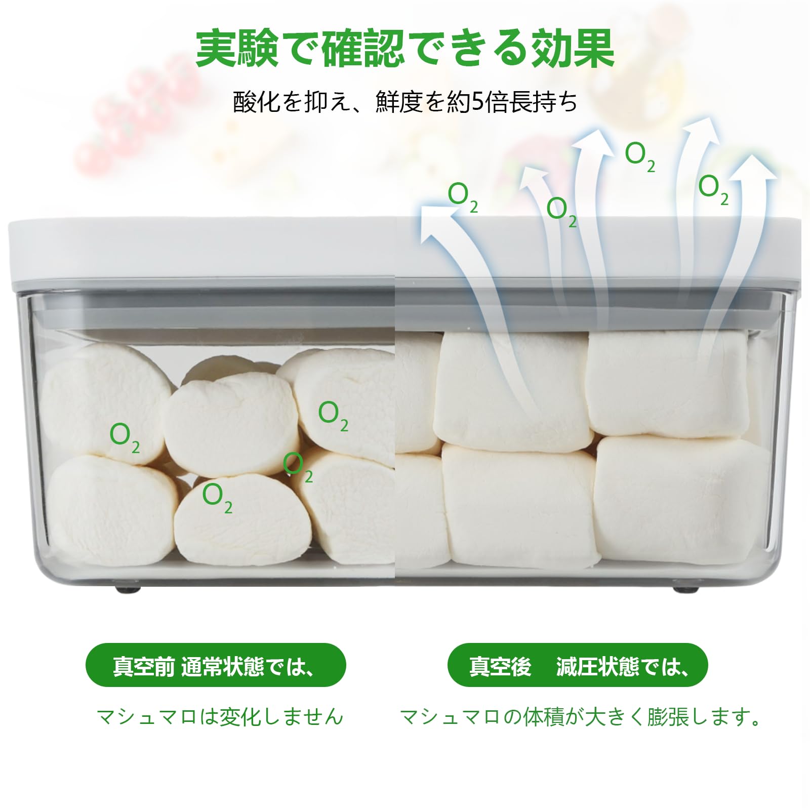 Amazon｜真空保存容器 自動真空 7点セット 密閉保存容器 食品保存 鮮度