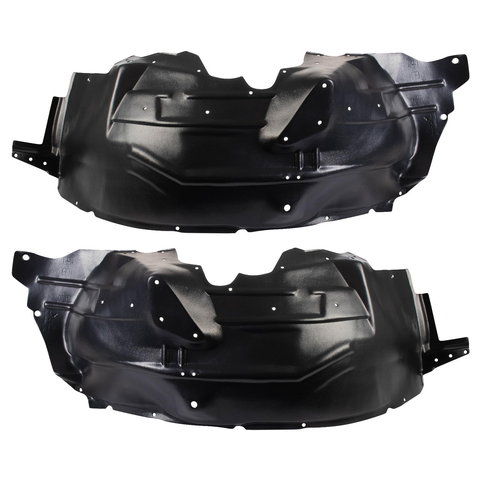 TRQ Inner Fender Liner Set | For 2000-2003 Ford Excursion 1999-2004 F-250 Super Duty F-350 Super Duty FO1246108 FO1247108