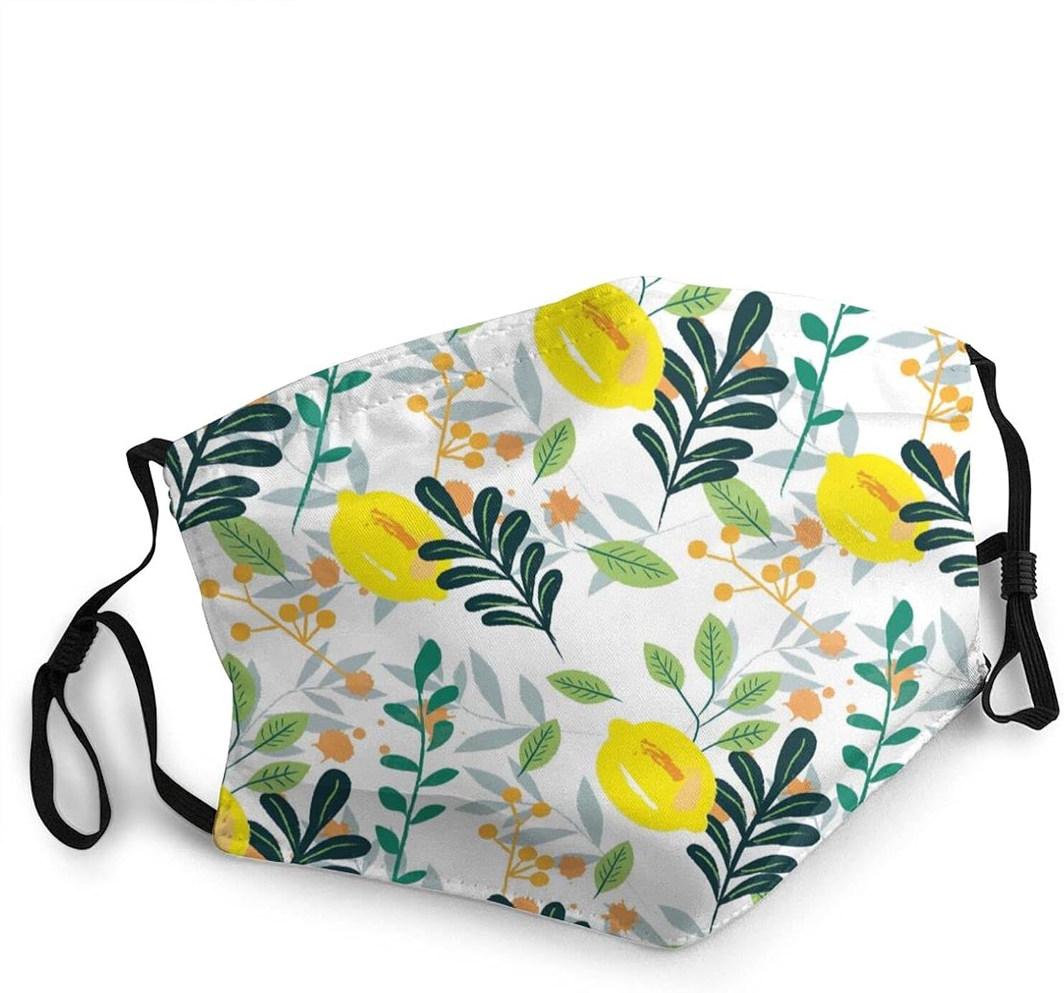 lemon Face Mask Washable Reusable Design Face Masks Tools