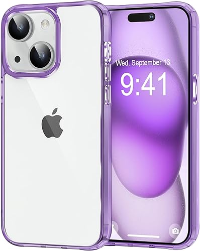 Vista 37 de MOCCA Funda transparente compatible con iPhone 15, no amarillea, compatible con carga inalámbrica, delgada, a prueba de golpes, transparente, a