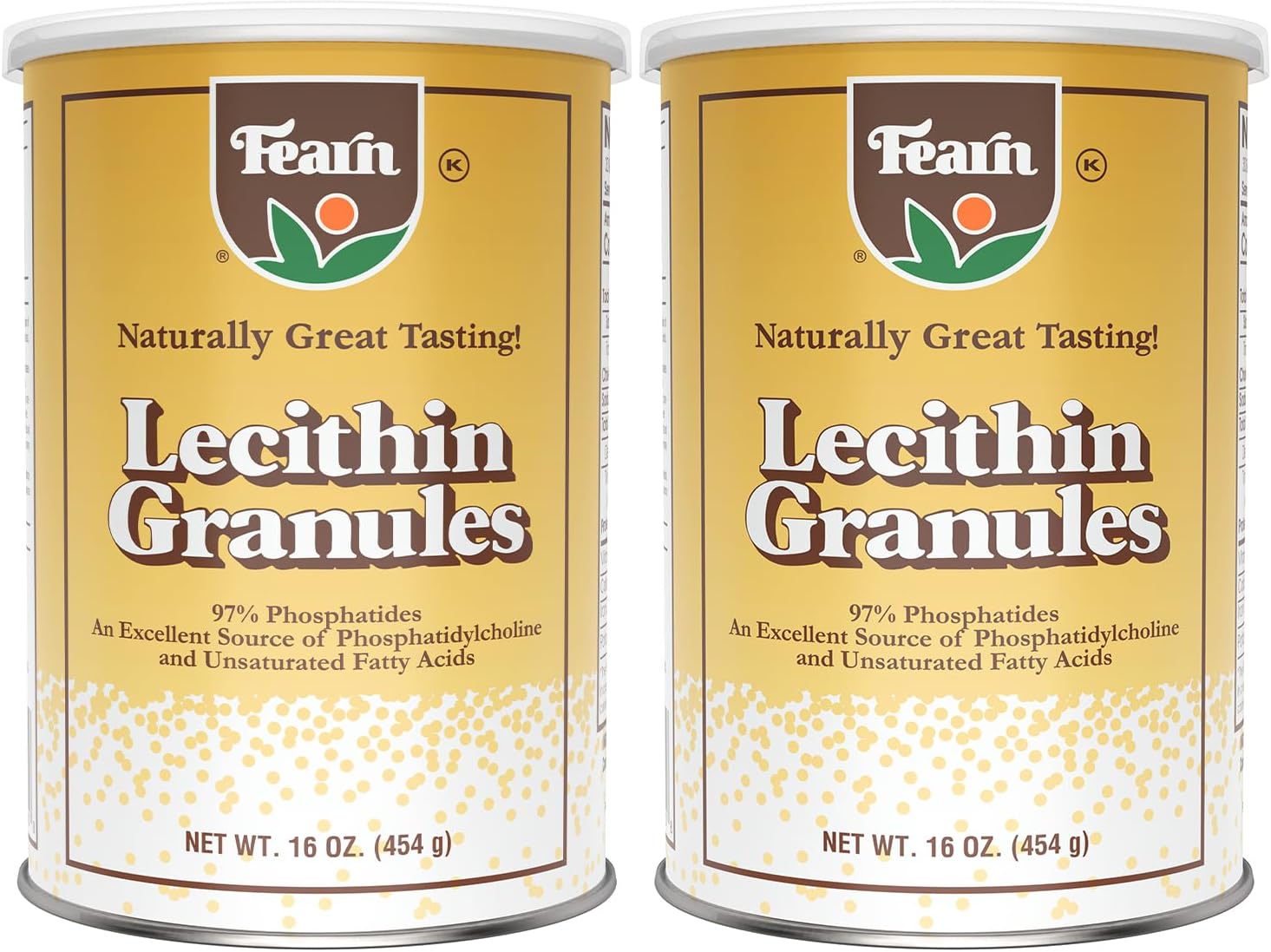 Fearn Natural Foods Lecithin Granules, 16 Ounce (pack of 2)