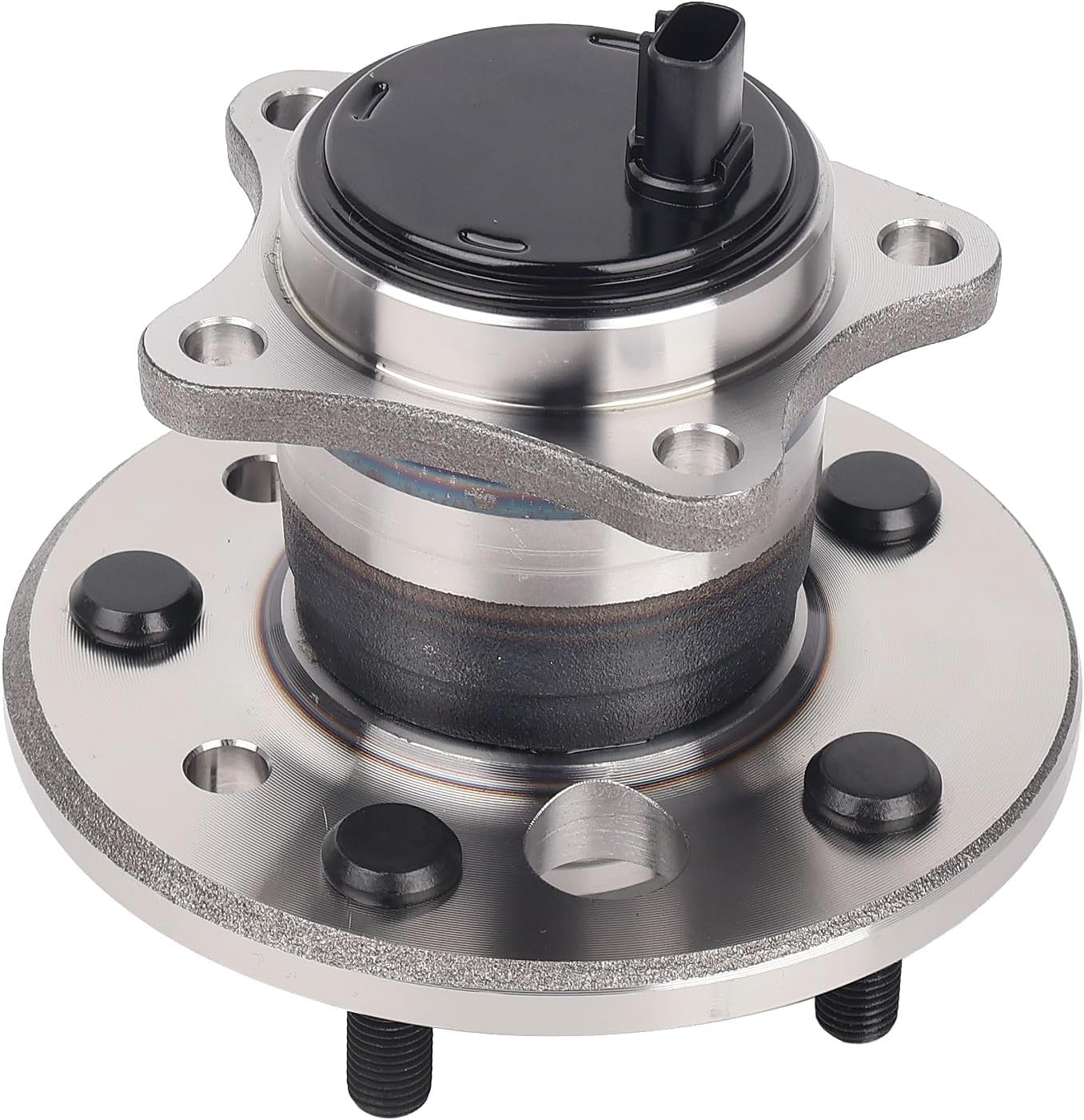 KUSATEC 512206 Rear Left Wheel Bearing and Hub Assembly Compatible with Lexus ES300 2002-2012, Toyota Avalon 2005-2012, Camry 2002-2011, Highlander 2001-2003, Solara 2004-2008, 5 Lug Bolts w/ABS