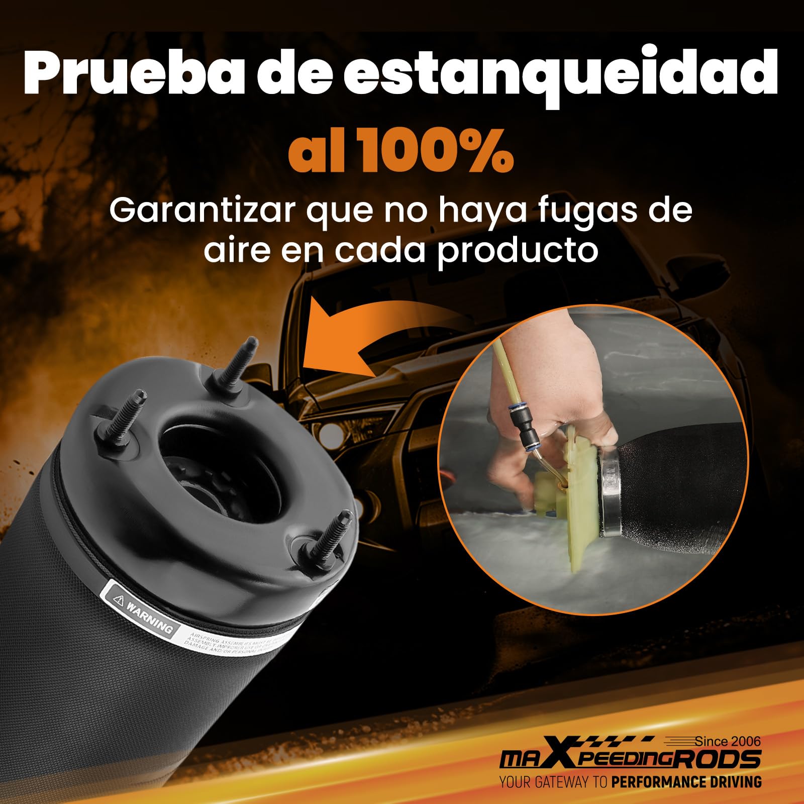 maXpeedingrods Trasero Resorte Suspensión de Aire 2PCS para Mercedes-Benz Clase ML GL W164/X16