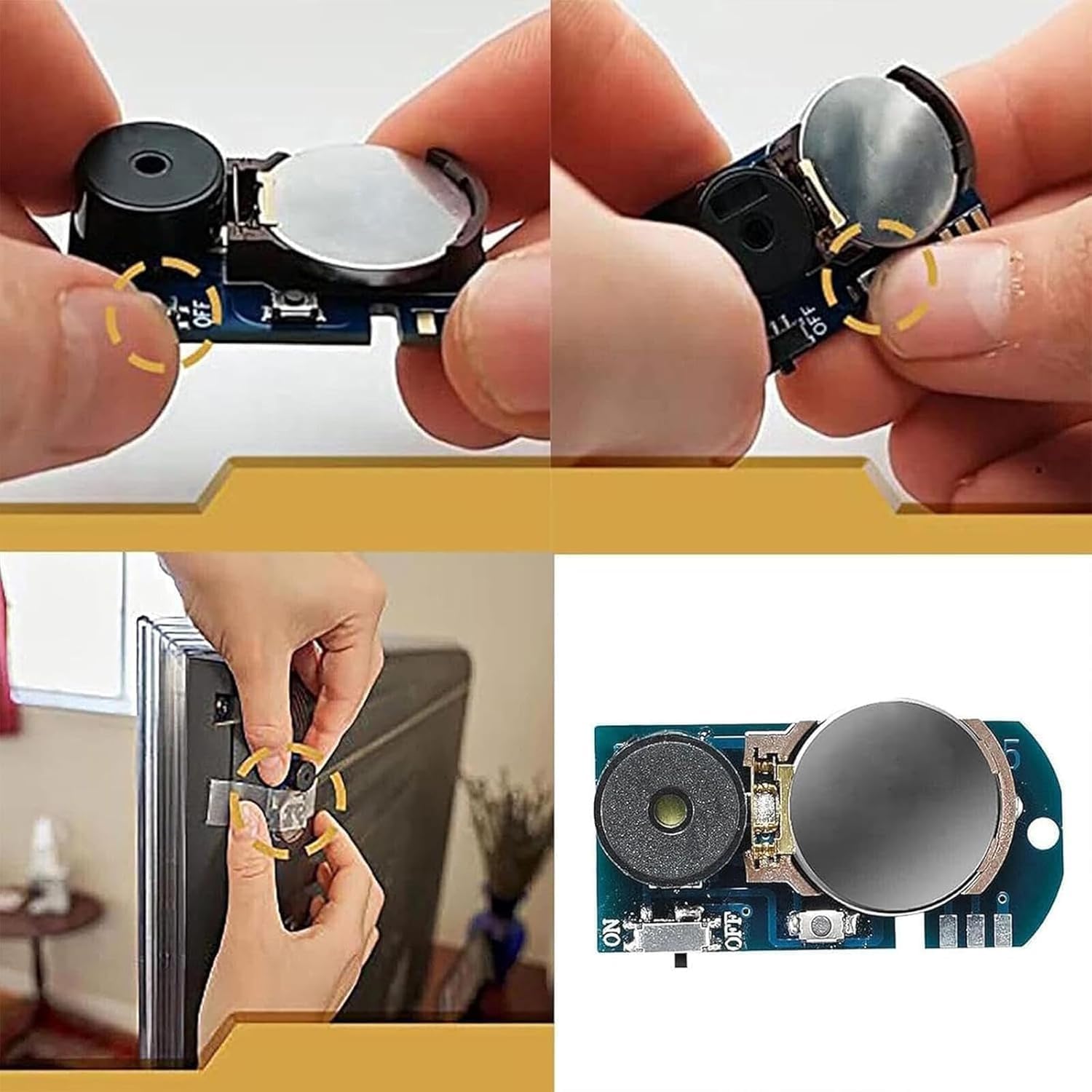 Pack De 4 Generadores De Ruido Aleatorio – Bromea Con Sonidos De Perro, Gato, Grillo Y Más, Ideal Para Oficina, Casa Y Fiestas