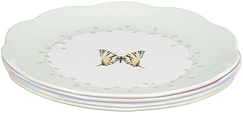 Lenox Butterfly Meadow 4-piece Dessert Plate Set, 3.15 LB, Multi