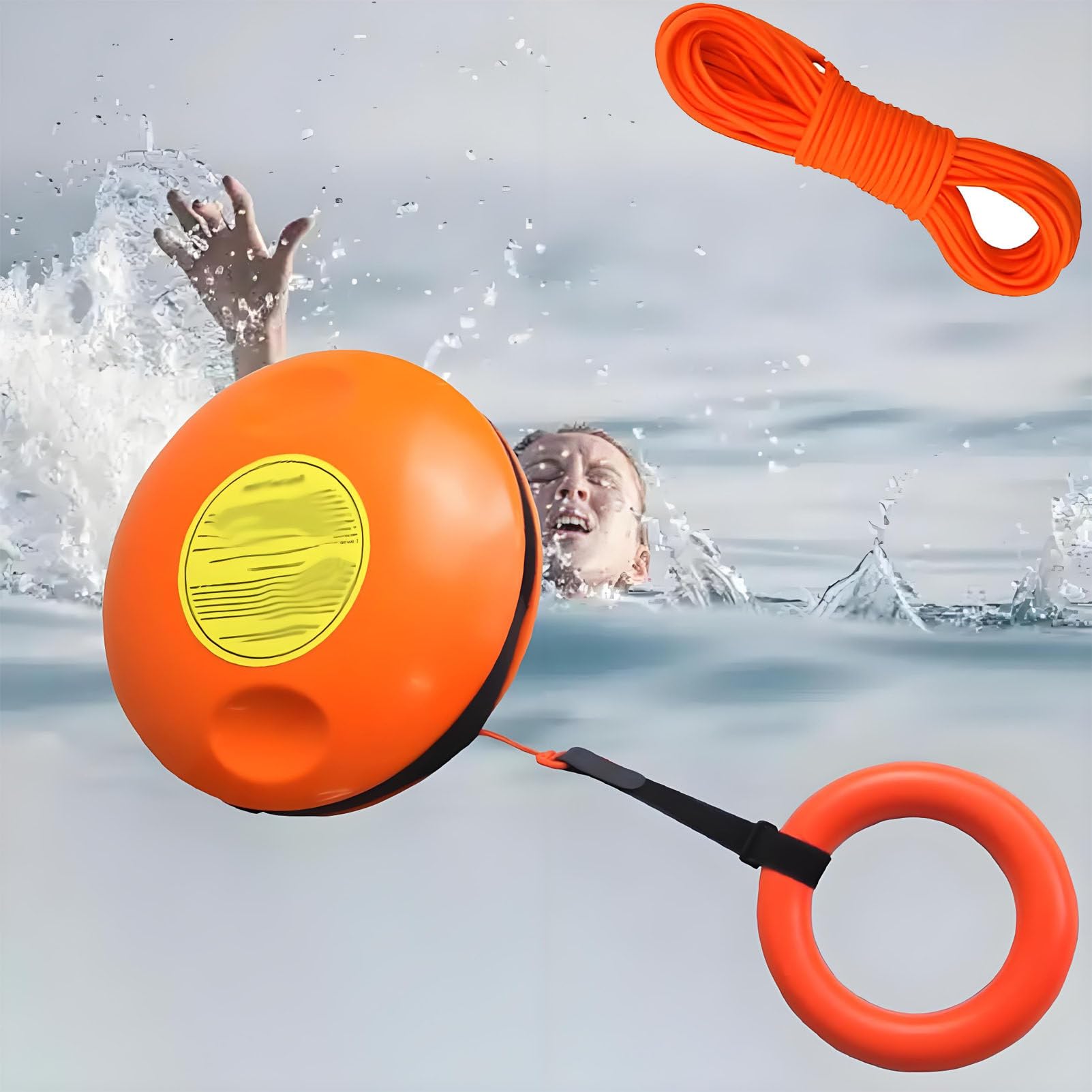 Water Rescue Throwing Frisbees Symmetrical Grooves Frisbee+EquipmentBag