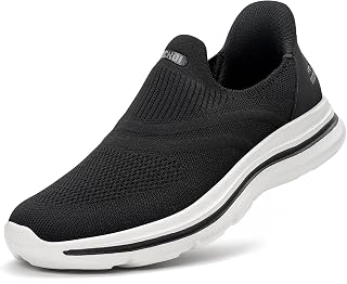 ODCKOI Slip On Trainers Men's Without Laces Shoes Outdoor Sports Shoes Lightweight Breathable Hands-Free Leisure Road Runn... Price In India