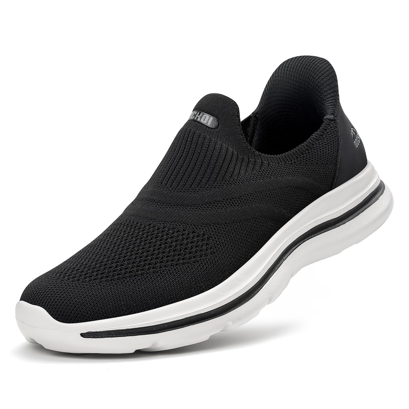 ODCKOI Slip On Sneaker Herren Ohne Schnürsenkel Schuhe Outdoor Sportschuhe Leichtgewichts Atmungsaktiv Hand-Free Freizeit Straßenlaufschuhe