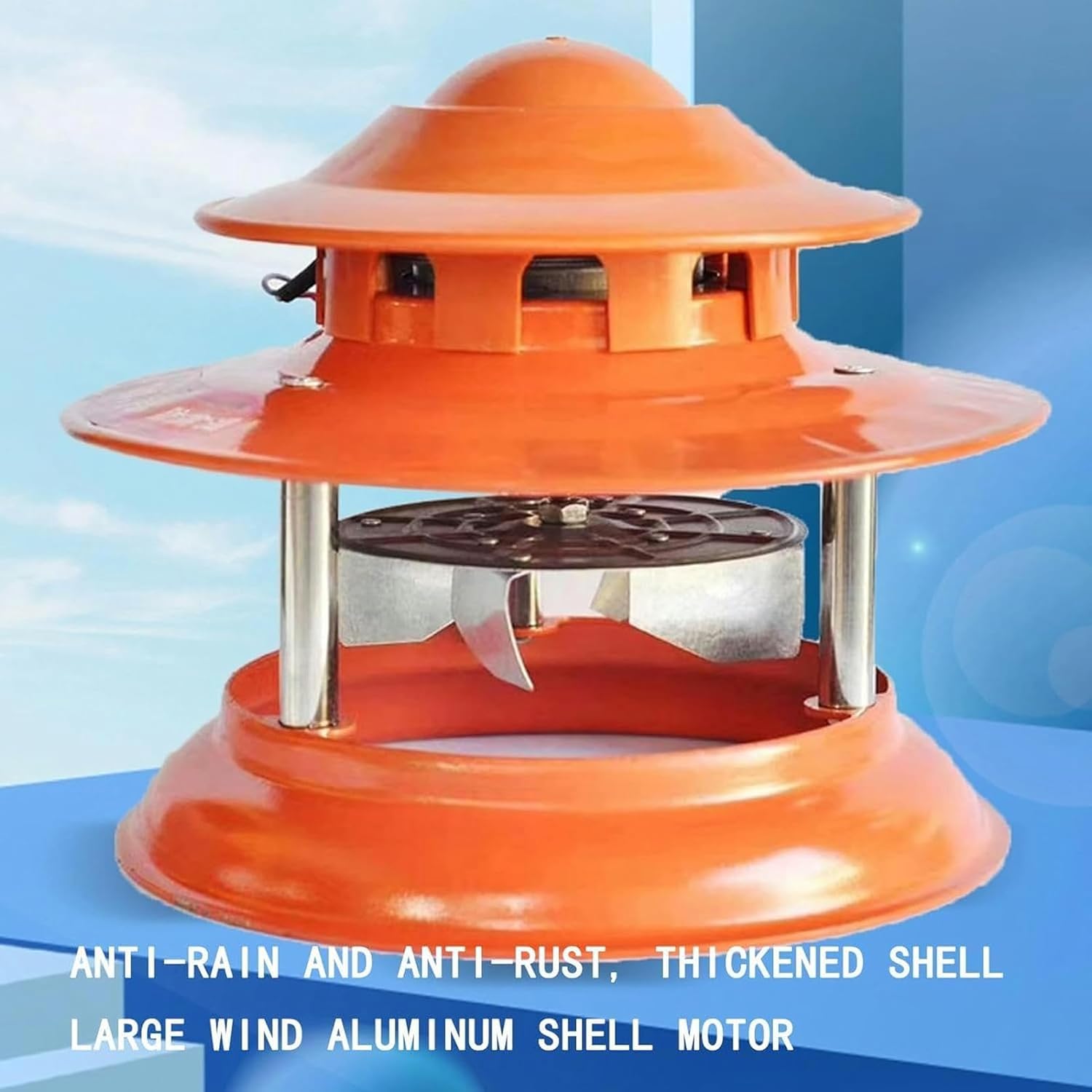 AMNOOL Chimney Fireplace Fan, 120W Chimney Fan,Induced Draft Fan for Chimney, Fireplace Exhaust Fan, Household Exhaust Smoke Machine-1