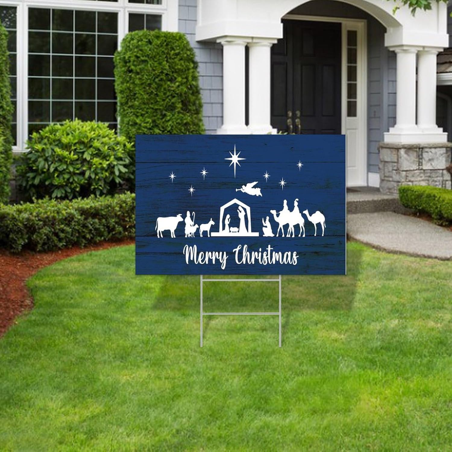 Merry Christmas Yard Lawn Sign