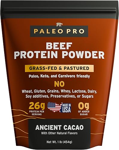 Proteínas paleo en polvo, 1 libra/16 oz, de PaleoPro, 1