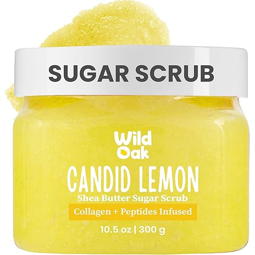 WildOak Lemon Sugar Scrub - 300g