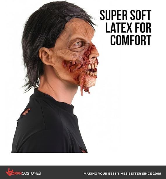 Zagone Studios Men's Torn a Part Zombie Mask