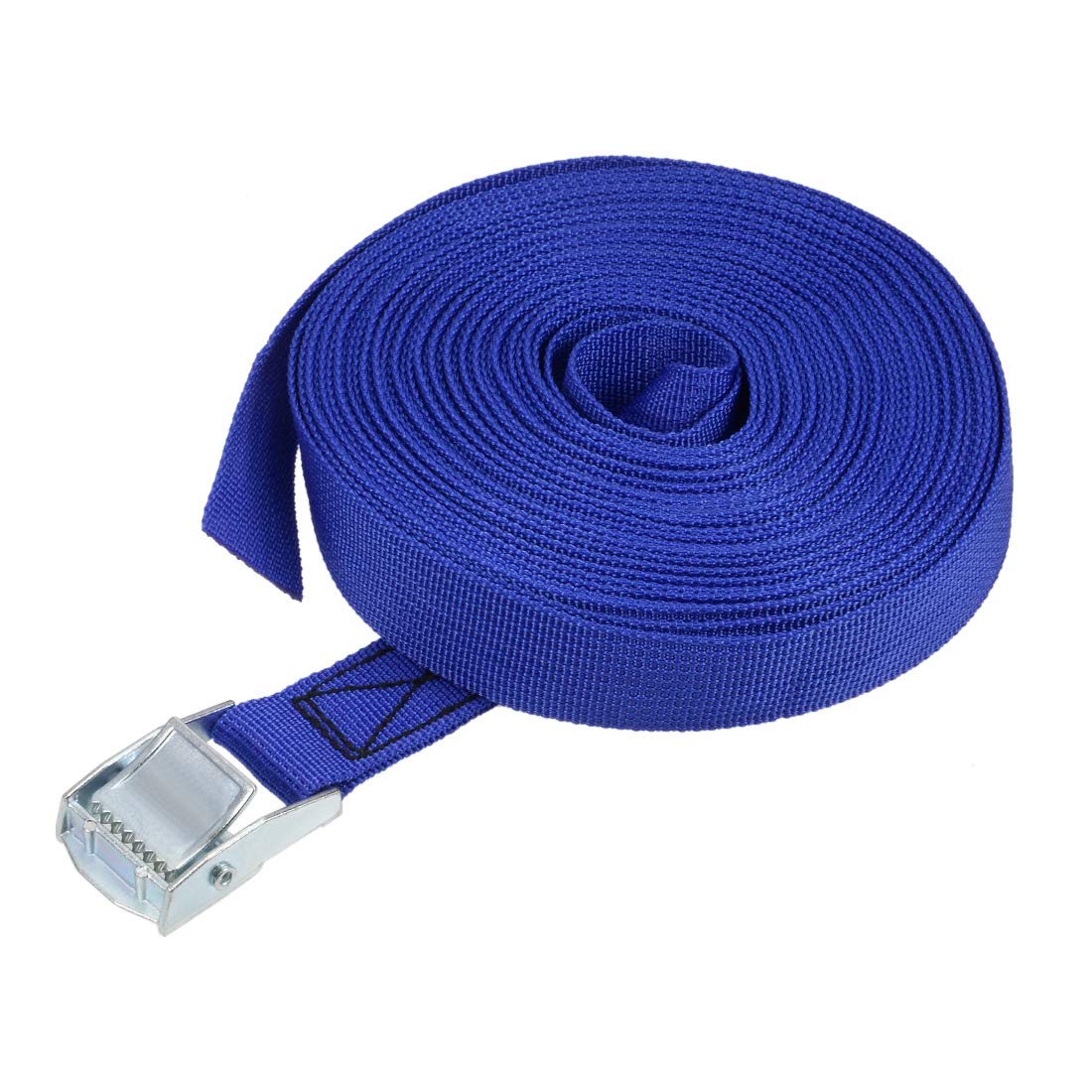 sourcing map Tie Down Strap Cam Buckle Lashing Strap 1" x 33Ft 550lb 250Kg Load Polypropylene for Moving Securing Cargo, Blue — image 1