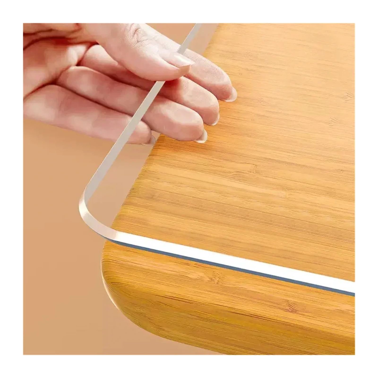 Clear Table Protector PVC Transparent Tablecloth With A Thickness, Heat-resistant, Waterproof, And Oil Resistant Dining Table Mat, 1pc(1.5mm,50cmx100cm)