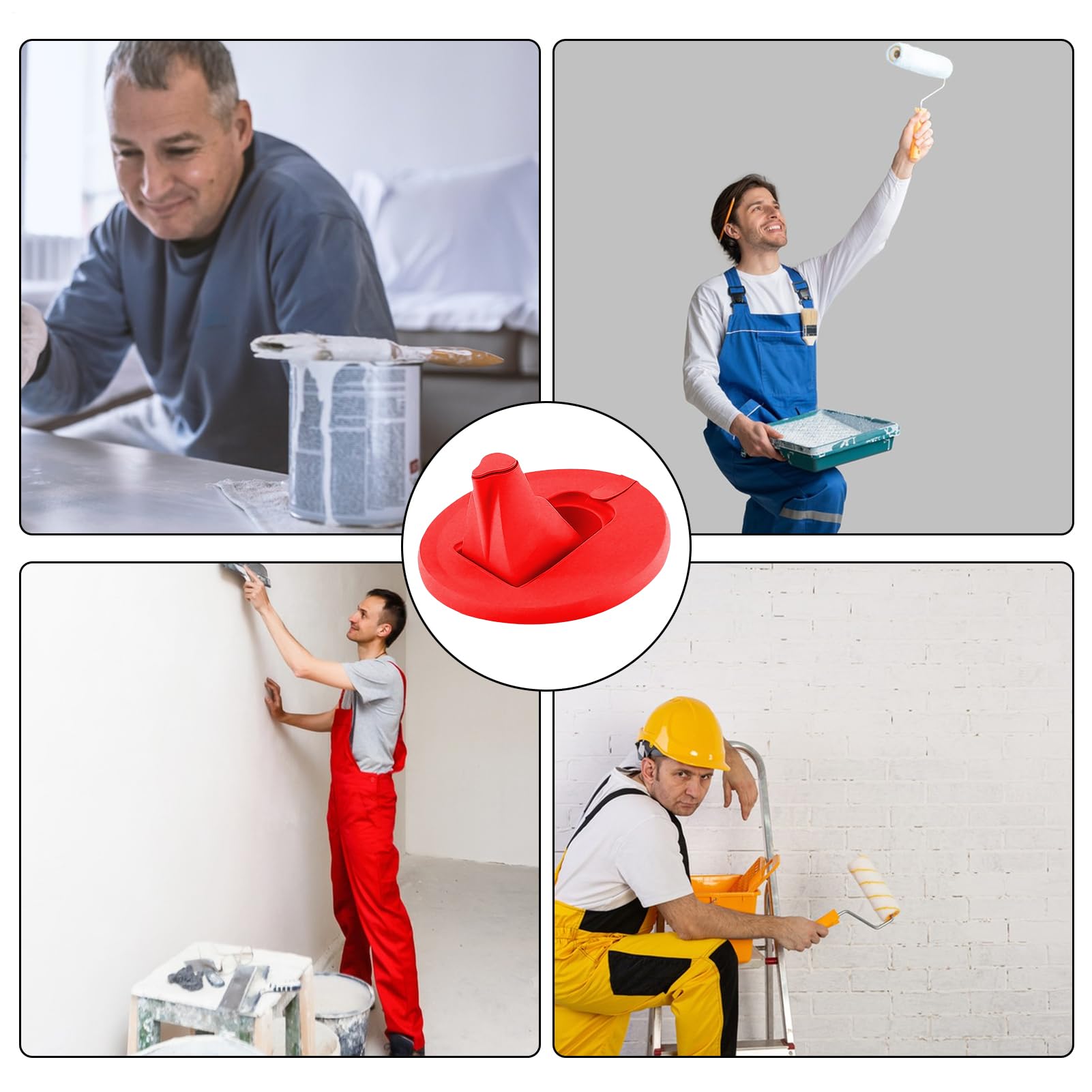 Coperchio versatore per barattolo di vernice – Beccuccio a prova di perdite, strumento a flusso controllato, accessorio antispruzzi, dispositivo di versamento facile con design pieghevole | Coperchio