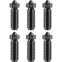Hardened Steel Nozzles for Anycubic Kobra 2 Series, 0.4mm Nozzle Replacement, 3D Printer Accessories for Kobra 2, Kobra 2 Neo, Kobra 2 Pro, Kobra 2 Plus & Kobra 2 Max, 6-Pack