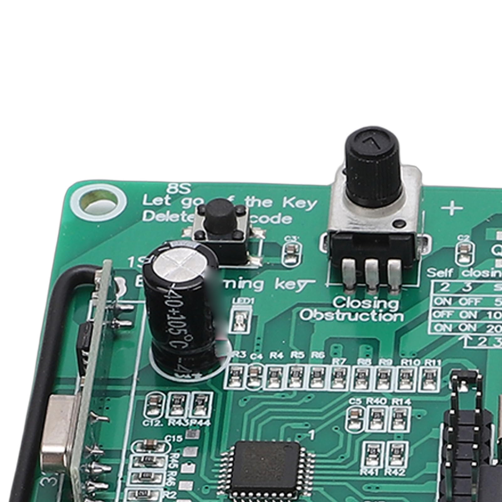 Circuit imprimé d'ouverture de portail coulissant avec télécommande (110V)