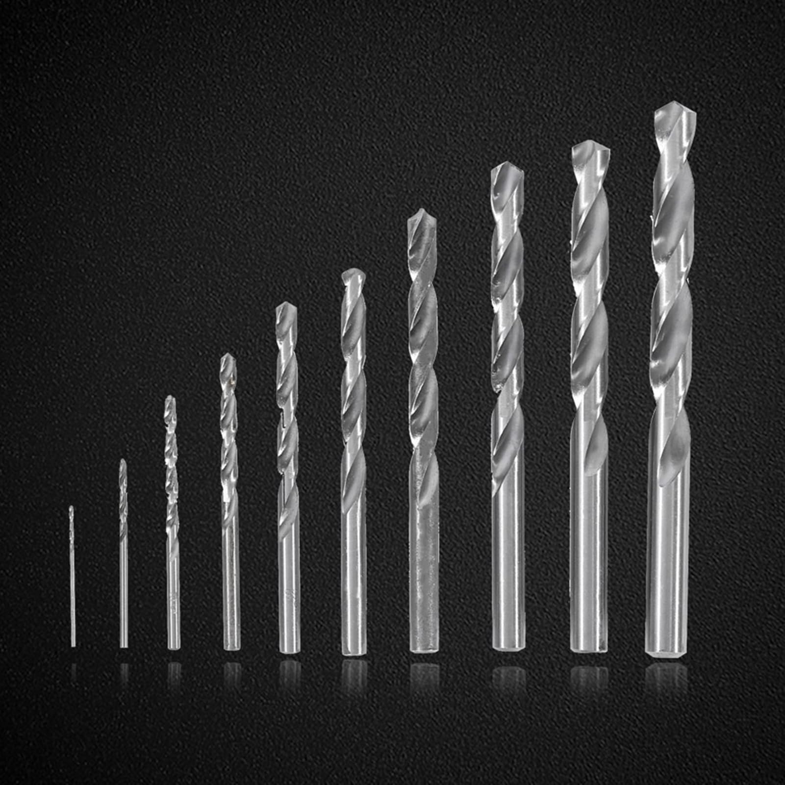 Set Cacciaviti Professionali Set 170 Pezzi Punte Trapano HSS Professionali - Da 1 A 10 Mm Per Metallo, Legno E Plastica Kit Punte Metallo Professionali - Foto 2