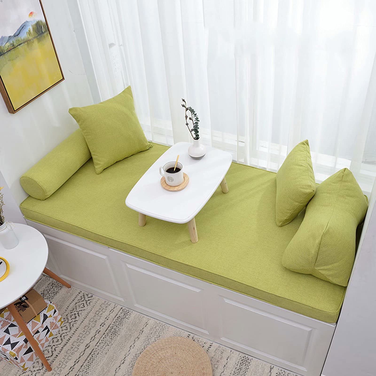 Farmhouse Bay Window Seat Trapezoid Custom Indoor LShape Dinner Bench