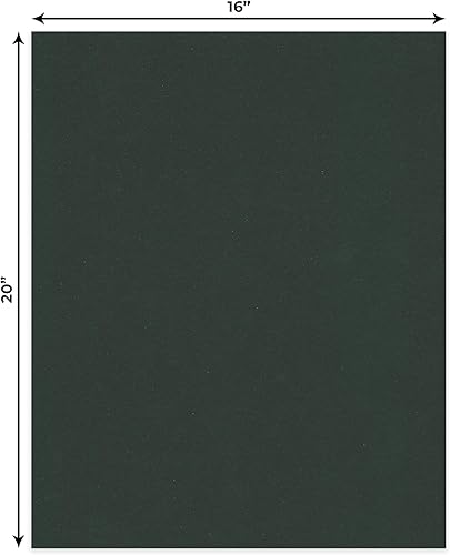 Miniatura 2 de Tablero de respaldo negro liso de 16 x 20 pulgadas, tablero de fotos sin cortar
