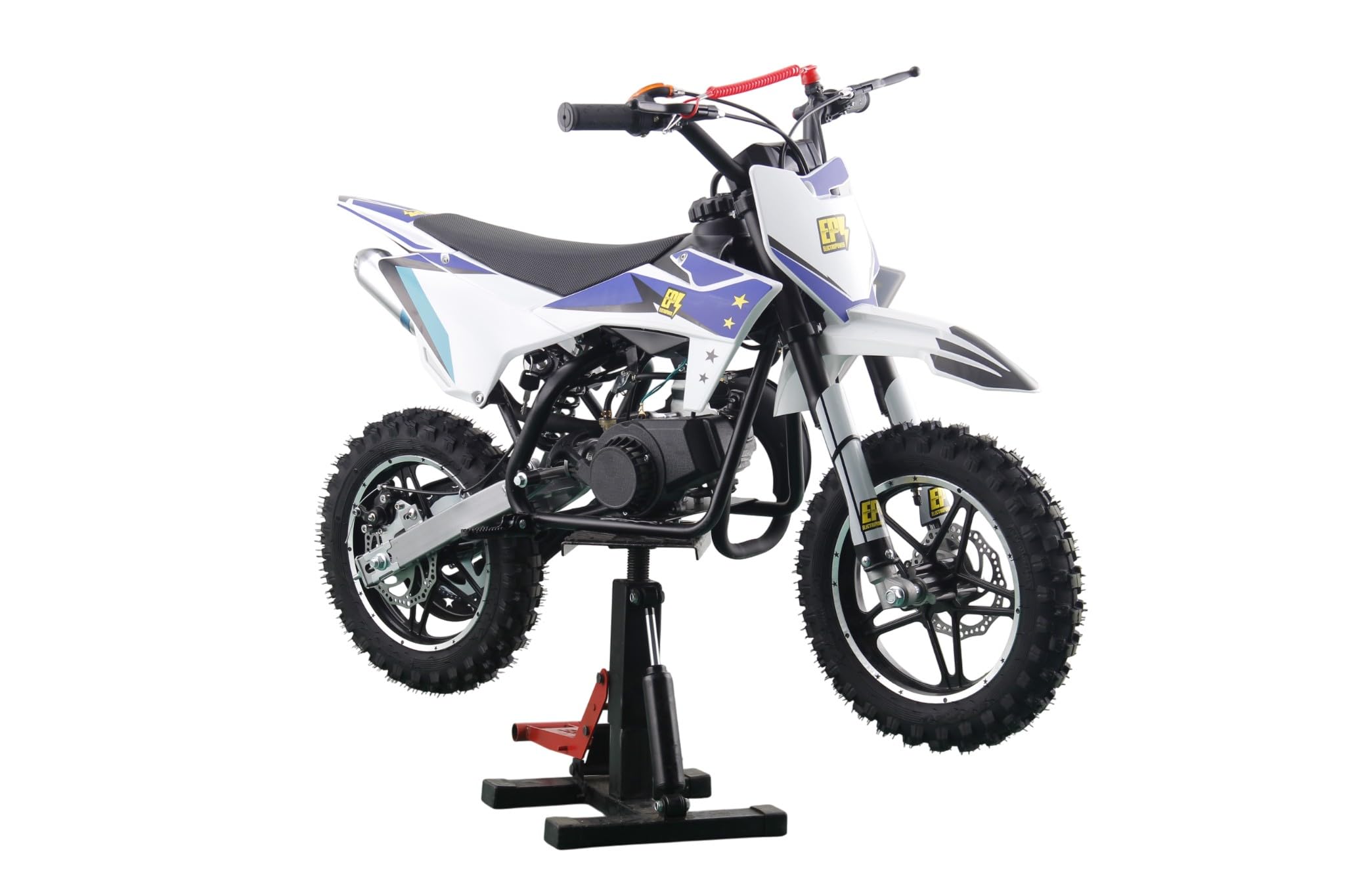 Moto enfant - Mini moto thermique 2 temps 49cc Bleu
