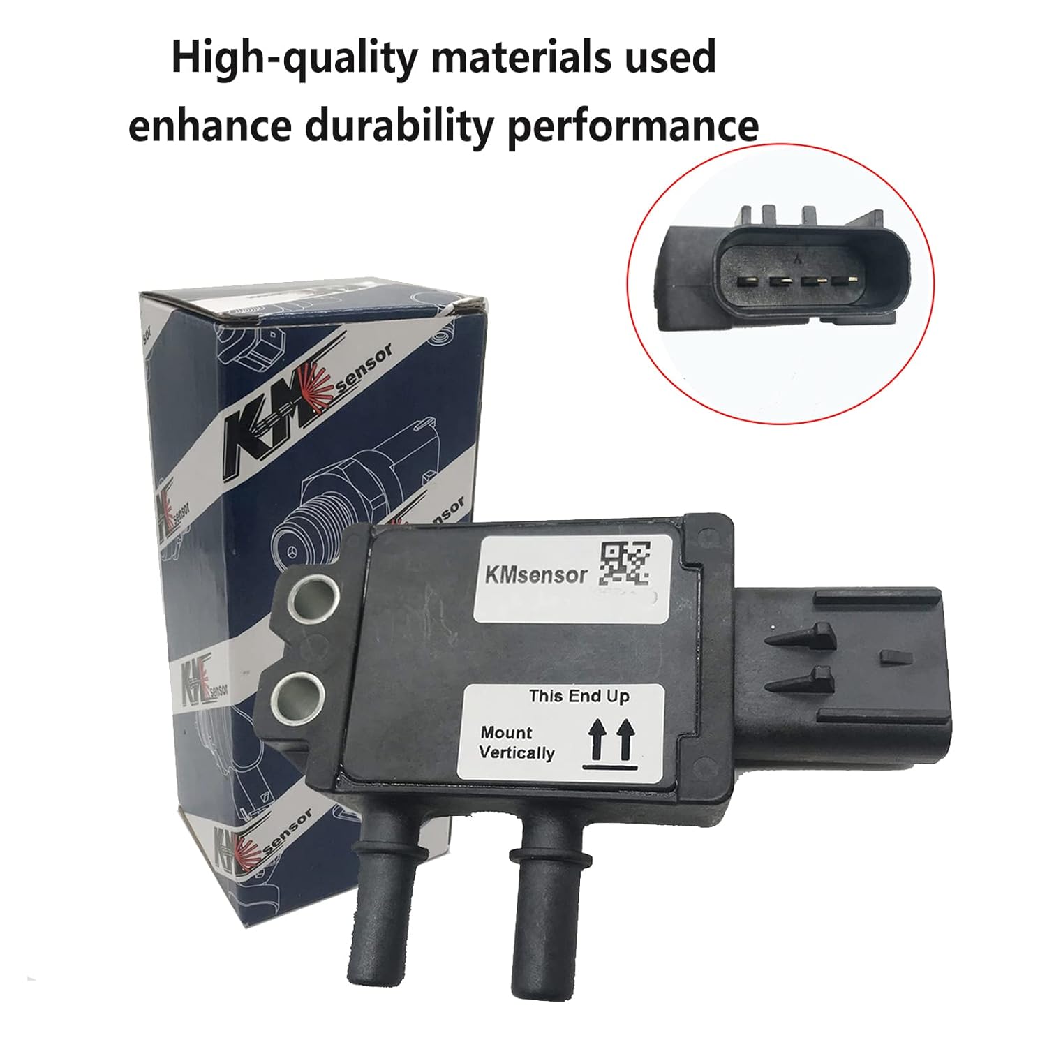 4307786 Exhaust Gas Differential Pressure Sensor Diesel Particulate Filter (DPF) Pressure Sensors fits Cummins 8.9L ISC ISL