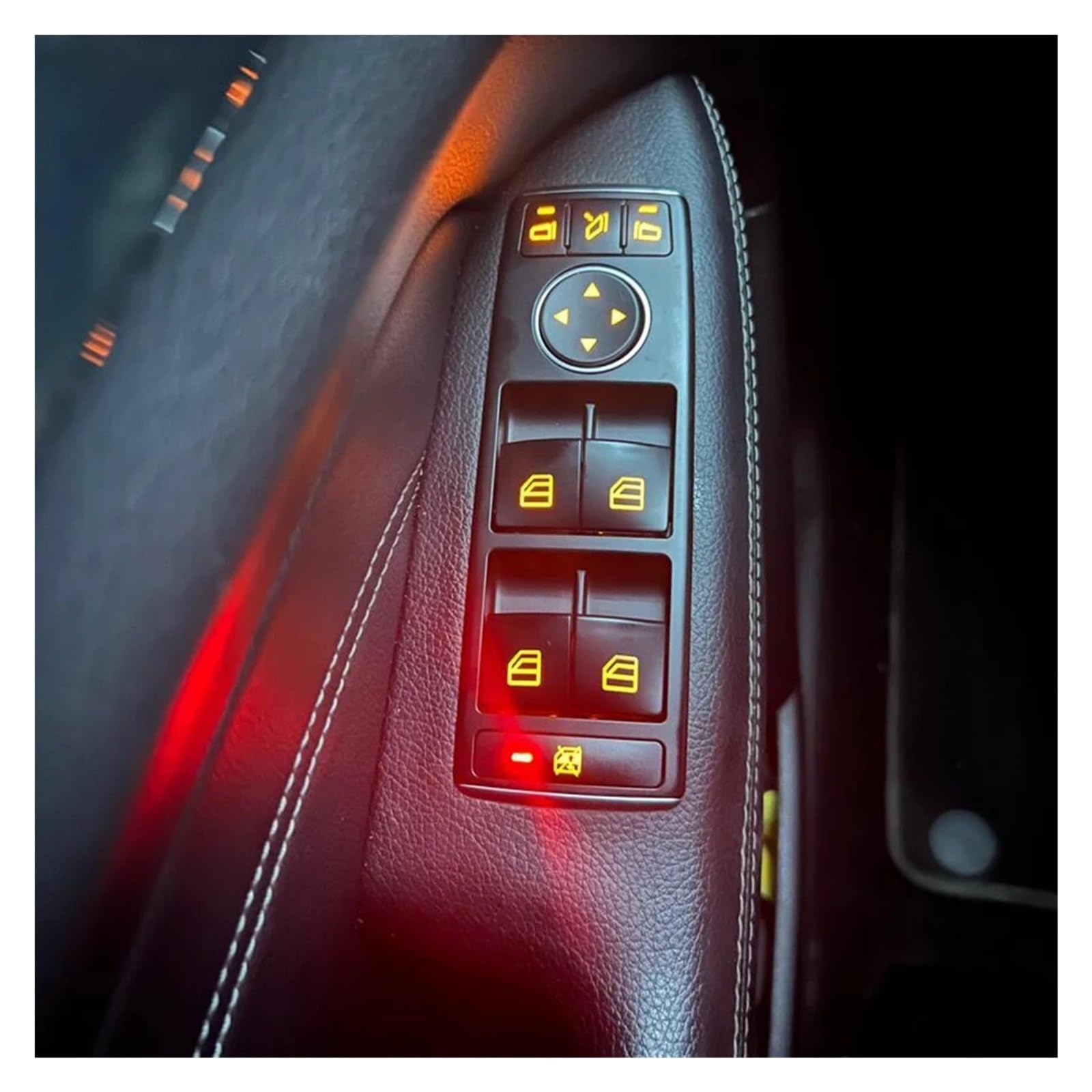 Interrupteur De Vitre Passager Interrupteur de lève-vitre électrique principal, pour Benz W246 W176, pour Mercedes AB CLA GLA 1669054400 remplacement