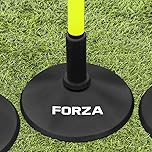 FORZA Slalom Pole Rubber Base [2.3kg] | Heavy-Duty Support for Agility Training Poles - Indoor & Outdoor Use
