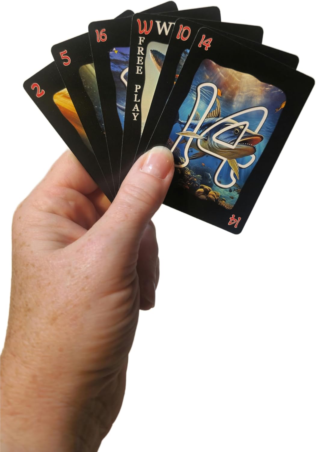 Veto Wild Waters Card Game, Easy to Learn Family Card Game for Kids & Adults, Strategy & Party Game, 2–4 Players