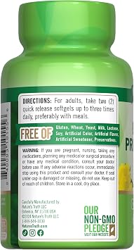 Nature's Truth Evening Primrose Oil Softgels | Cold Pressed | Non-GMO & Gluten Free Supplement