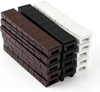 75pcs Furniture Wedges - Plastic Wedges for Furniture, Leveling Wedges, Plastic Trays, Plastic Wedges for Cabinets, Chests of Drawers and Table Legs (100x2x8mm) | Plastkilar För Möbler, Utjämningskilar, Plastbrickor, Plastkilar För Skåp, Byråer Och Bordsben (100x19,5x8 Mm)