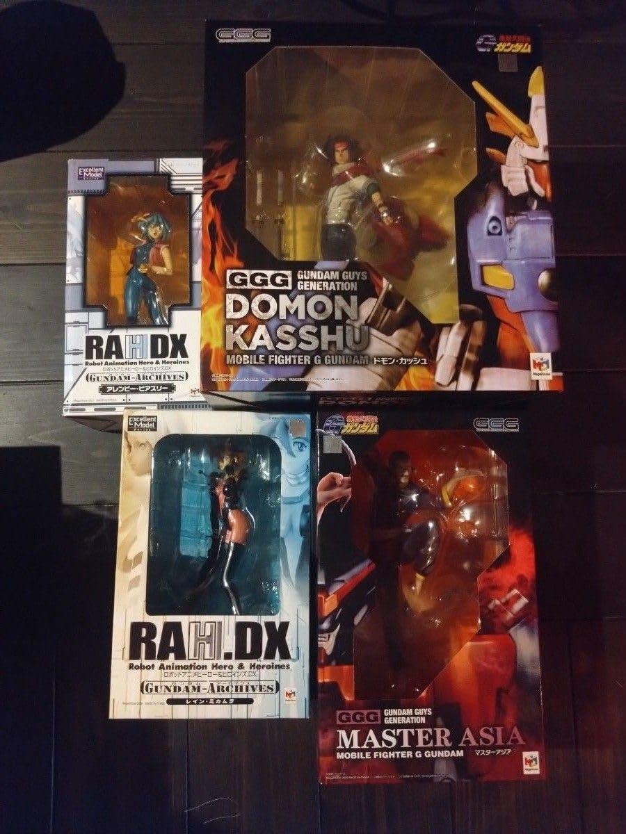 GUNDAM GGG ドモン・カッシュ レイン・ミカムラ フィギュアセット