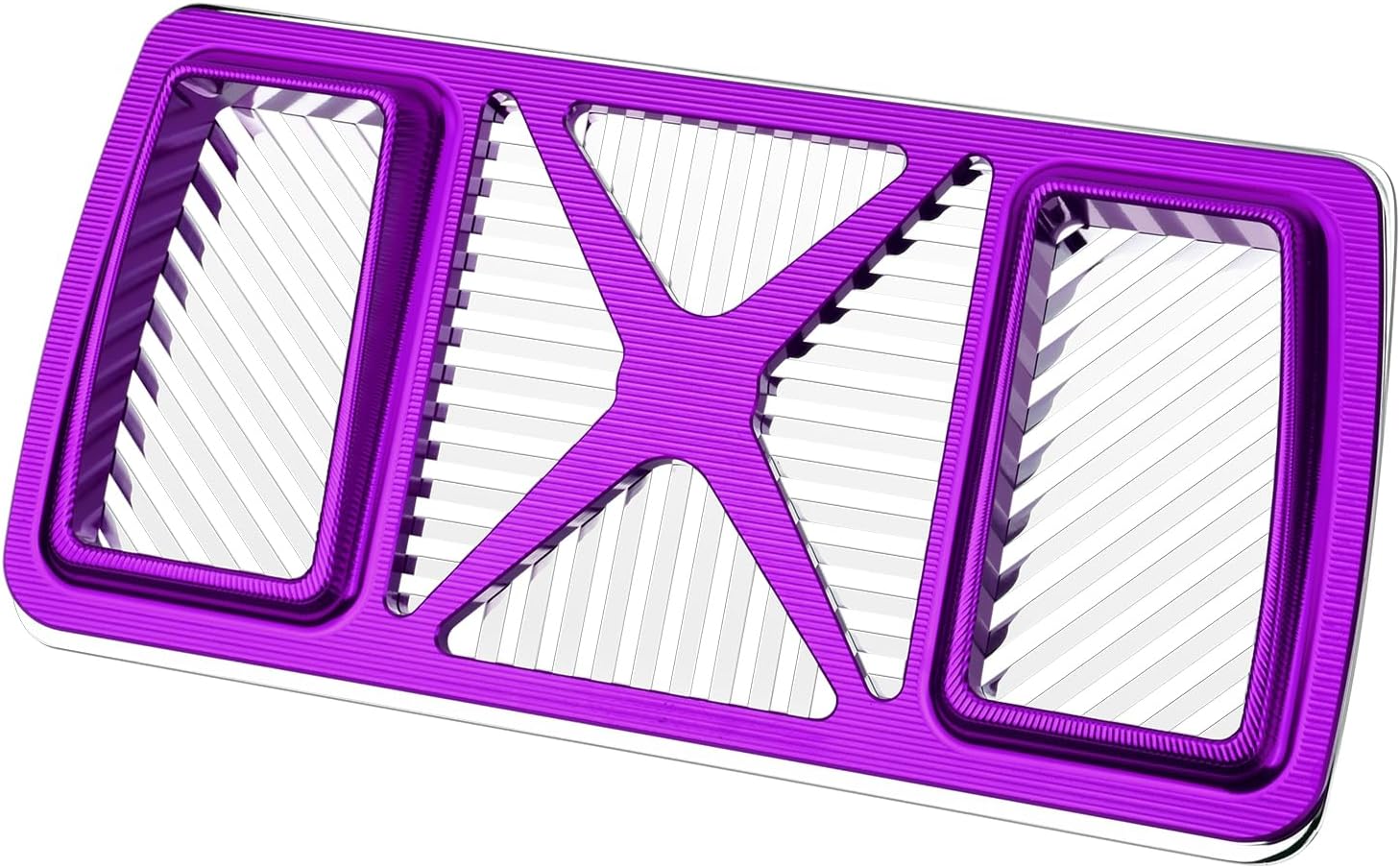 HDBUBALUS Radiator Guard Oil Cooler Cover Fit for Harley Touring M8 Road Glide Street Glide 2024-up Purple