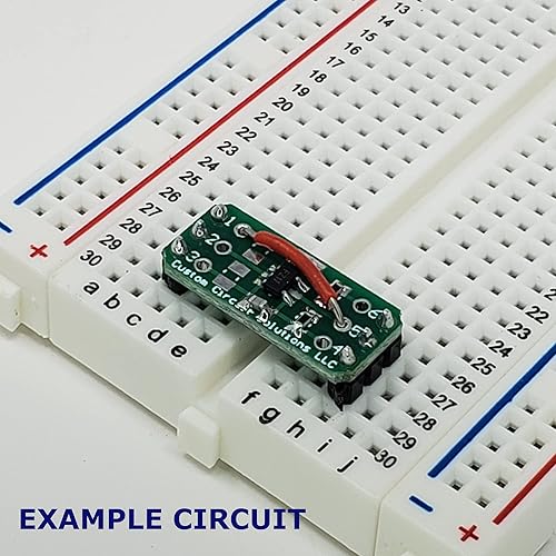 Miniatura 20 de Módulo de PCB SMD a DIP Breakout, 8 pines, SOIC a DIP Cabezal adaptador con resistor SMT integrado y/o almohadillas de condensador - 10 piezas