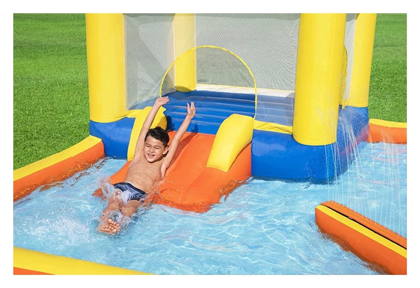 Castillo Hinchable, Castillo animoso Inflable Espacioso del Entretenimiento de la casa Despedida