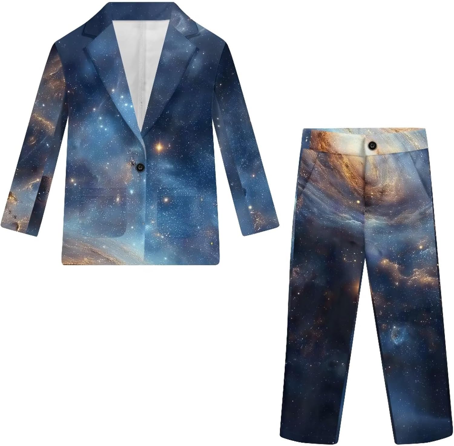 Xoenoiee Boys Formal Dress Suits 2 Piece Slim Fit Dresswear Suit Set for Kids Wedding Tuxedo Dresswear
