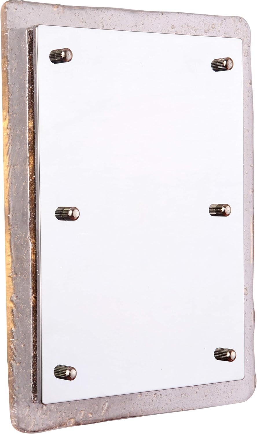 Craftmade ICH1715-CH Illuminated Artisan Glass LED Recessed Chime, 10 H x 8 W, Chrome