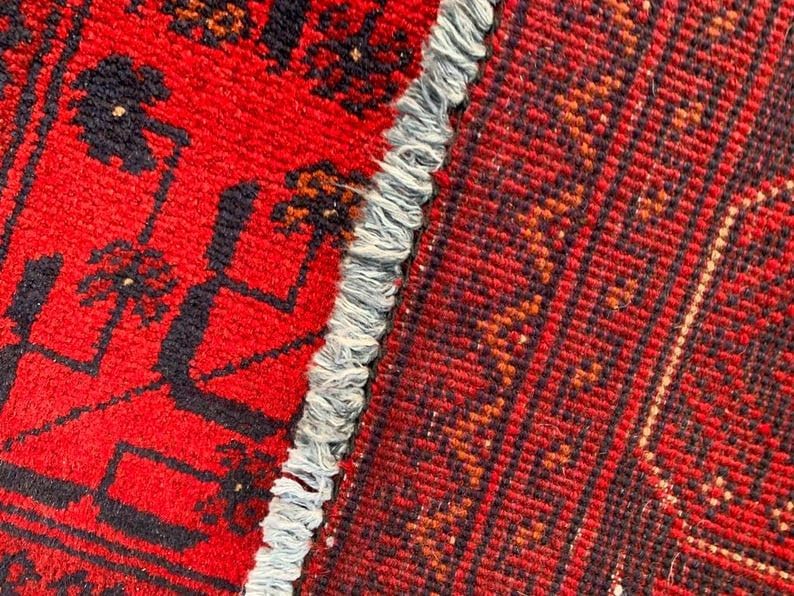 3 x 5 ft Afghan Handwoven Bokhara Wool Area Rug - (141 x 106 cm) Medallion Pattern for Elegant Home Décor