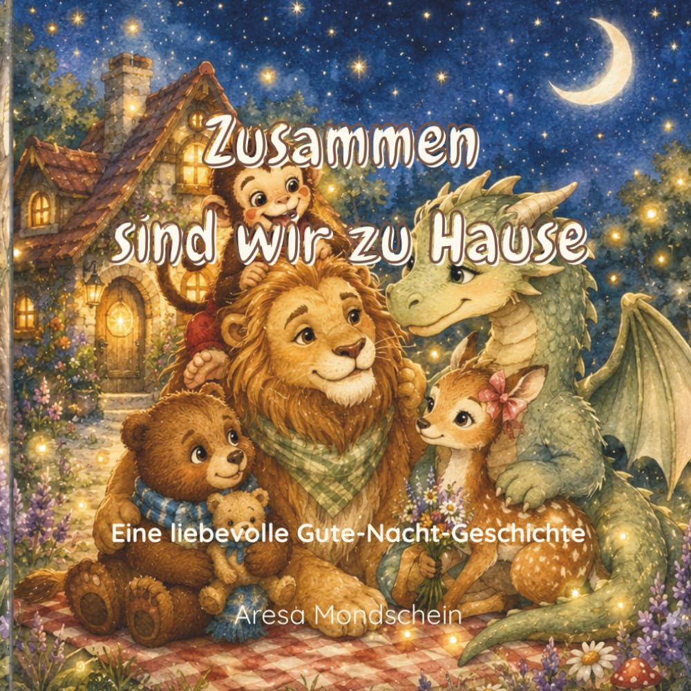 Zusammen sind wir zu Hause: Eine liebevolle Gute-Nacht-Geschichte über Familie, Zusammenhalt und Geborgenheit
