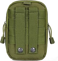 Vista 2 de NuCamper Tactical Molle EDC Waist Pouch Compact Bag, Multi-Purpose Utility Tactical Pouch Belt Cell Phone Holder for Workout Hiking Camping Outdoor