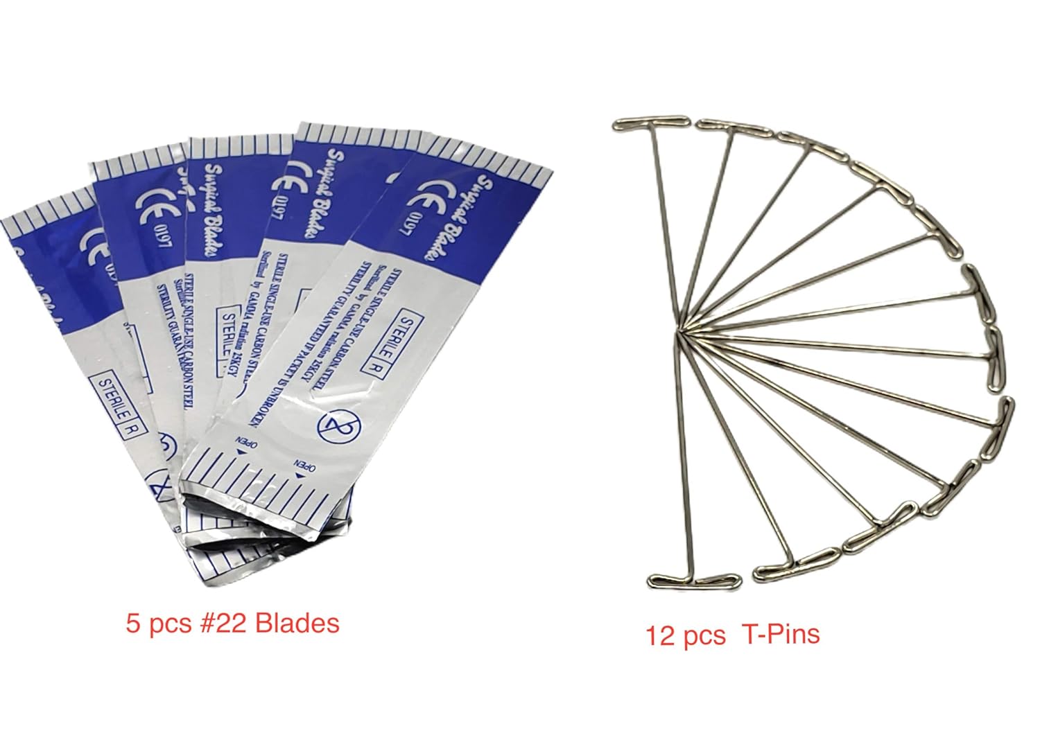 Precision Plus Dissection Kit - 24-Piece Biology Kit - 9 Stainless Steel Instruments - Extra Blades & T-Pins - Biology Students & Faculty – Assorted Color Cases