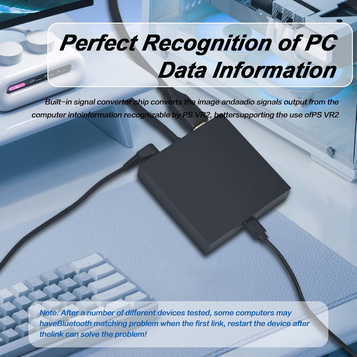 Power Adapter&DP Cable - Expand Your PS VR2 Game Library with Enhanced Compatibility