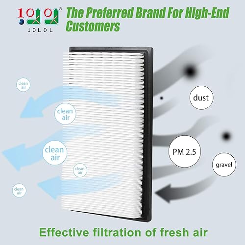 Miniatura 2 de 10L0L Elemento de filtro de aire para carrito de golf EZGO Marathon 1991-1994 Gas 4-Cycle, OEM # 26855G01 26855-G01 26635-G1 26635G1