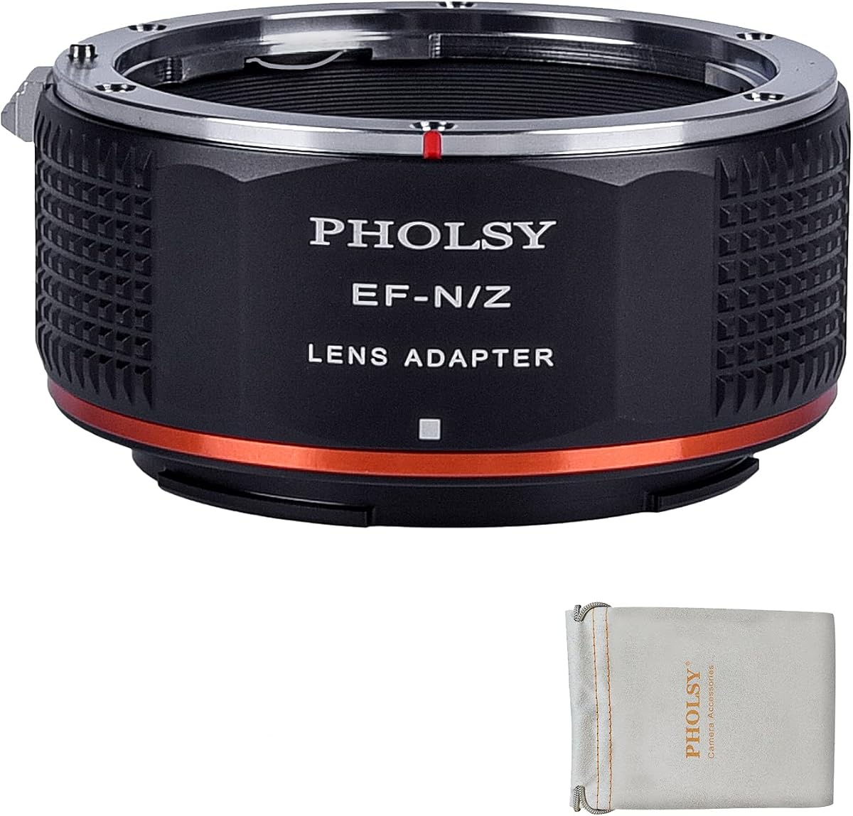 PHOLSY Adaptador de montura de lente compatible con lentes Canon EF a cámara Nikon Z | Convertidor de montura manual compatible con Canon EF a Nikon Z, Canon EF a Z, EF a Z