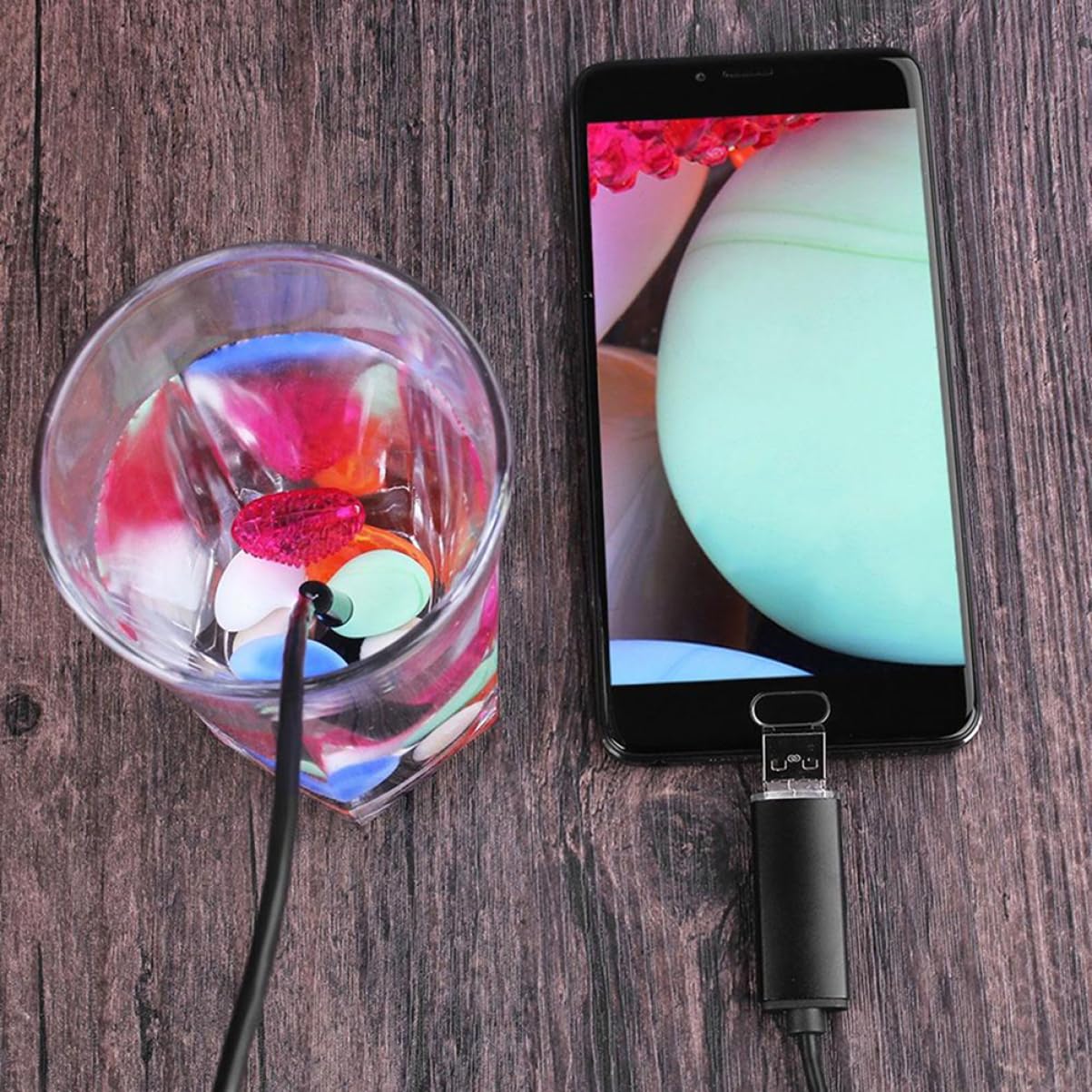 7mm Camera for Bore Scope Inspection Camera 2m Cable Ip67 Waterproof for Phone Laptop